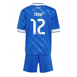 Lacne Dětský Futbalové dres Real Madrid Alexander-Arnold #12 2025-26 Krátky Rukáv - Tretina (+ trenírky)
